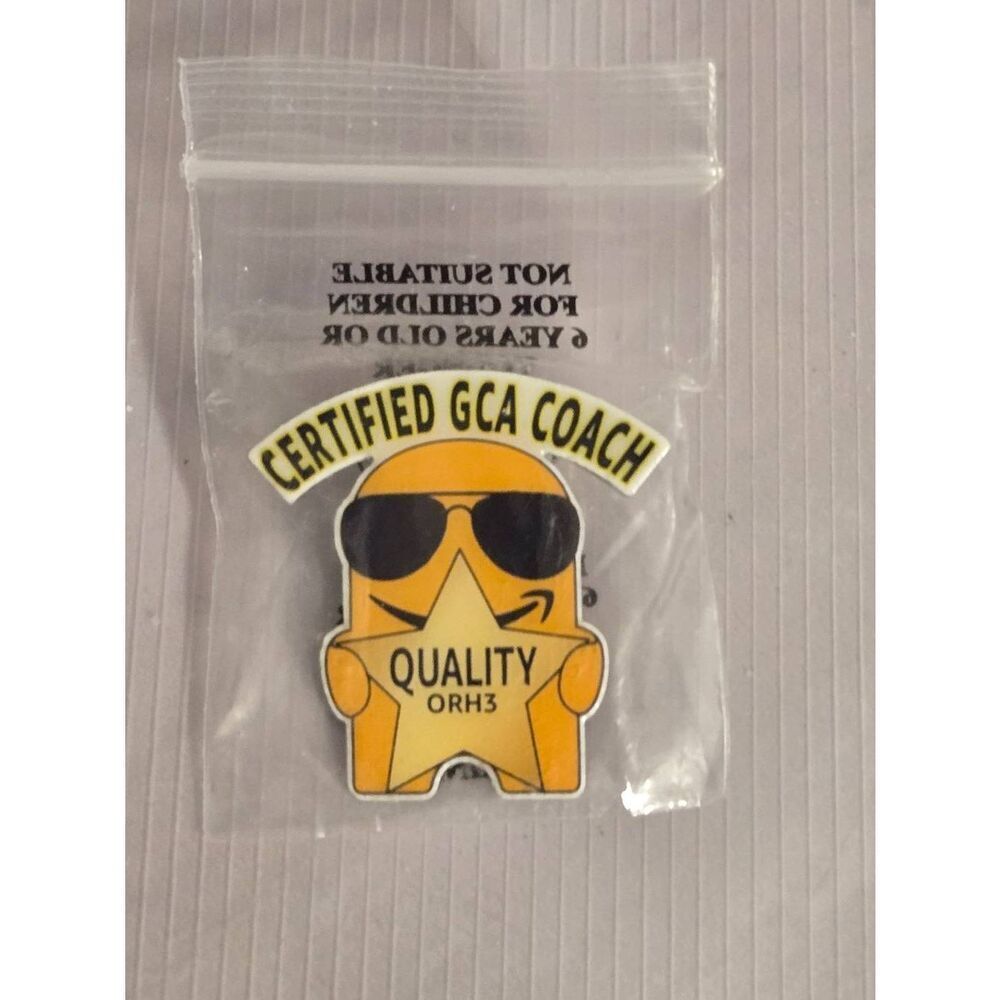 Amazon Peccy Pin "CERTIFIED GCA COACH QUALITY ORH3"